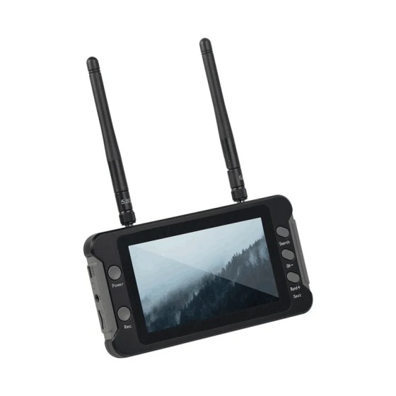 5.8G FPV Monitor With DVR 40CH 5803 MINI 4.3 Inch LCD Display 16:9 NTSC/PAL Auto Search Video Recording FPV Racing Multicopter